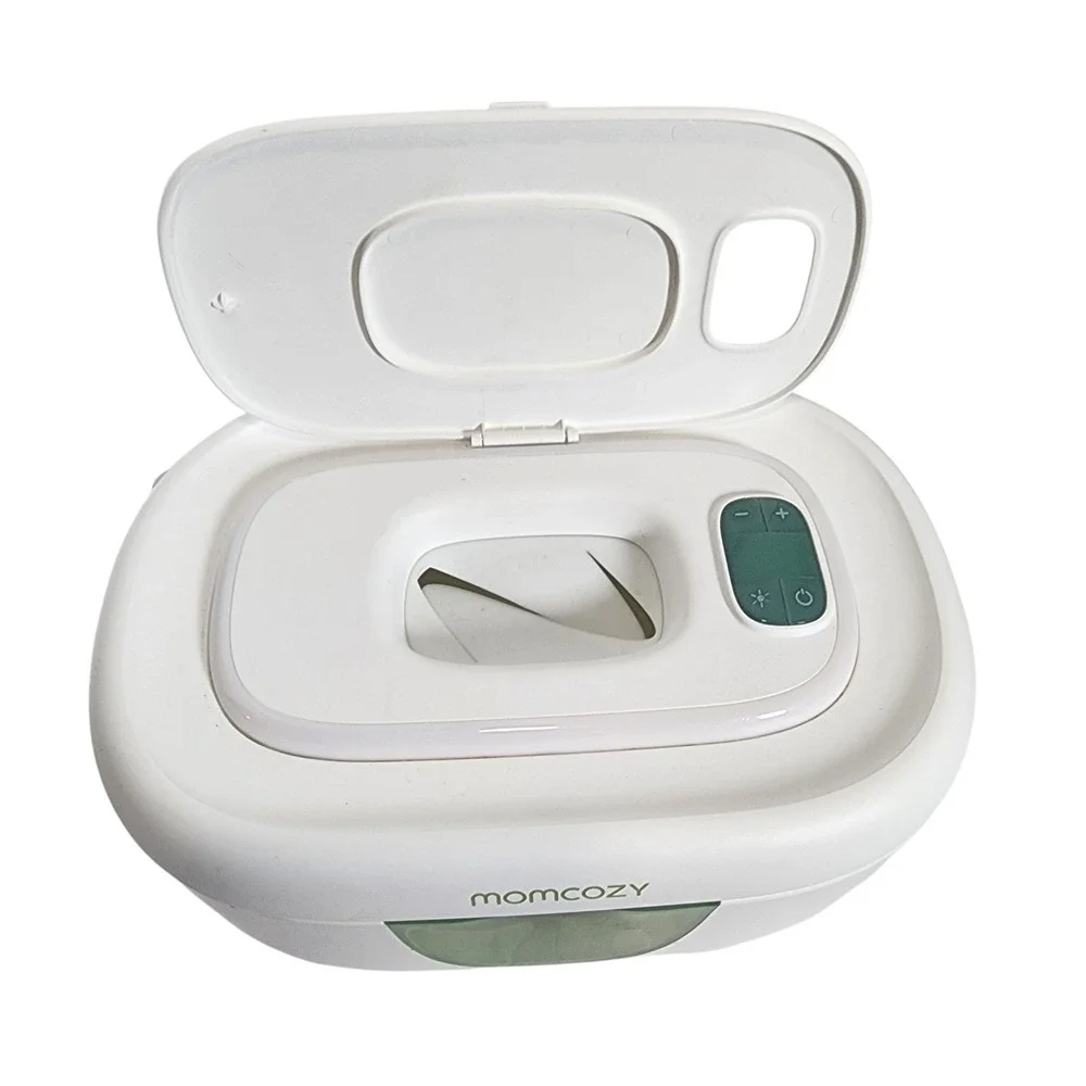 Momcozy White Wipe Warmer with‎ USB Port and Digital Display